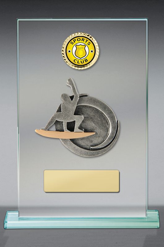 Surfing Glass Trophy 170mm