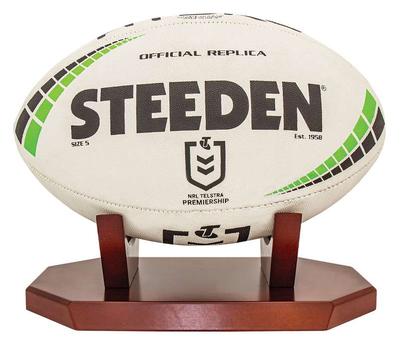 Timber Ball Holder – Oval Ball